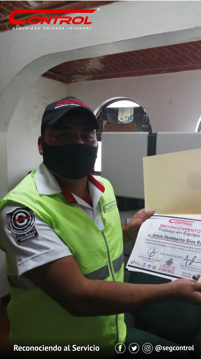 segcontrol's tweet image. Guardias ejemplares como nuestros Héroes Control, nos motivan a continuar reconociendo la labor de todos aquellos que en el cumplimiento de su deber van más allá.
#YoSoyControl #FamiliaControl #HeroesControl #GuardiasDeSeguridad