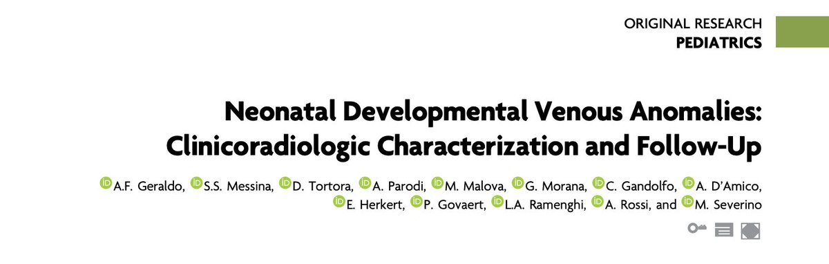 Ana Filipa Geraldo (@drgeraldofilipa) on Twitter photo Our new paper focusing on DVAs in neonates is finally out! Many thanks to the amazing co-authors.
Read here: ajnr.org/content/early/…
<a href="/TheAJNR/">AJNR</a> <a href="/MSavinaSeverino/">Mariasavina Severino</a> <a href="/TortoraDomenico/">Domenico Tortora</a> <a href="/AndreaRossi_NRX/">Andrea Rossi</a> <a href="/MBertamino/">Marta Bertamino</a> <a href="/OspedaleGaslini/">Istituto Giannina Gaslini</a> @CHVNG/E Our new paper focusing on DVAs in neonates is finally out! Many thanks to the amazing co-authors.
Read here: ajnr.org/content/early/…
<a href="/TheAJNR/">AJNR</a> <a href="/MSavinaSeverino/">Mariasavina Severino</a> <a href="/TortoraDomenico/">Domenico Tortora</a> <a href="/AndreaRossi_NRX/">Andrea Rossi</a> <a href="/MBertamino/">Marta Bertamino</a> <a href="/OspedaleGaslini/">Istituto Giannina Gaslini</a> @CHVNG/E