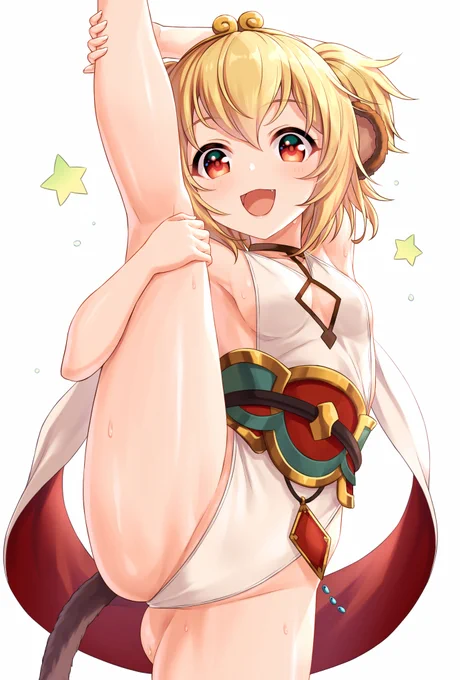アンチラちゃんはやわらかそう
#グラブル
#I字バランス 
