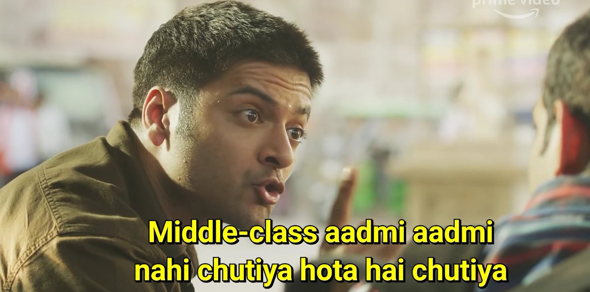  #Mirzapur2   #MirzapurOnPrime  Middle-class voter after voting for BJP: