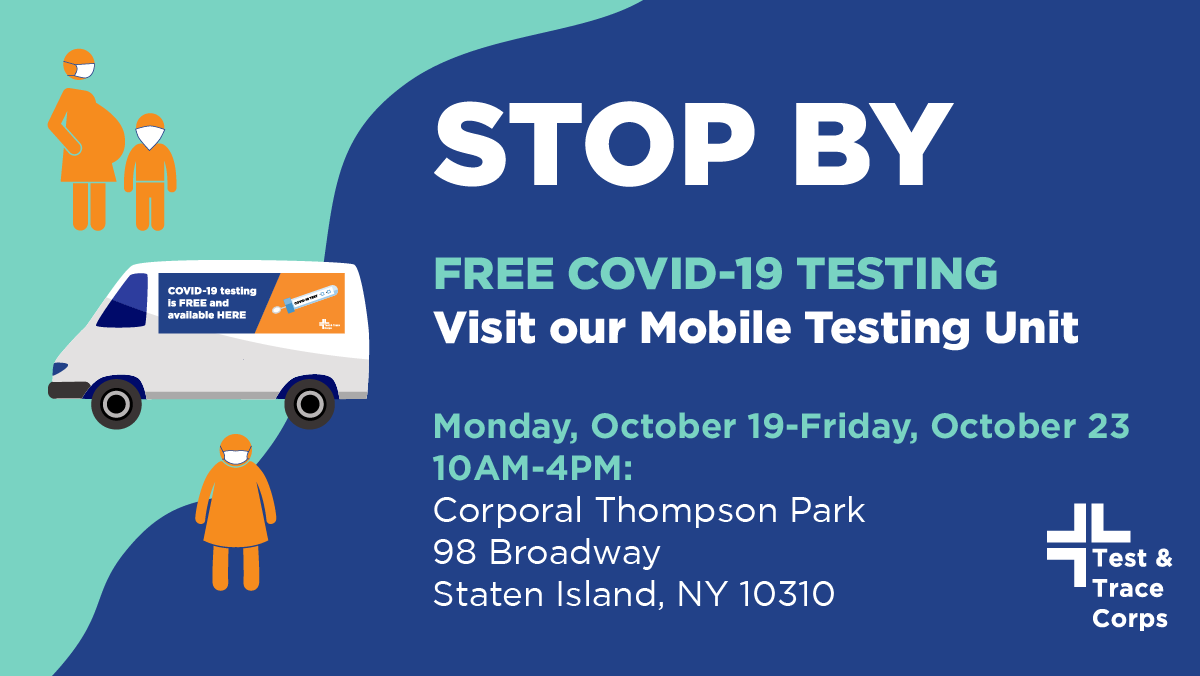 NYCMayorsOffice's tweet photo. You can also text 'COVID TEST' to 844-58 to find more locations. https://t.co/vSfLPflhnl