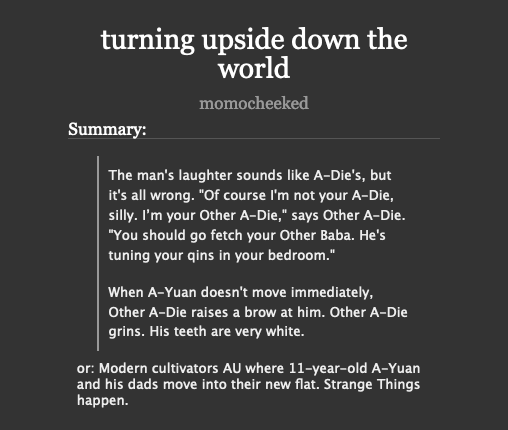 ?turning upside down the world
?a-yuan pov + wangxian :')
?coraline retelling exploration thread fic turned mini fic with embedded concept images!
?https://t.co/TZZdPWZ90B https://t.co/QLwvxBhYvO 