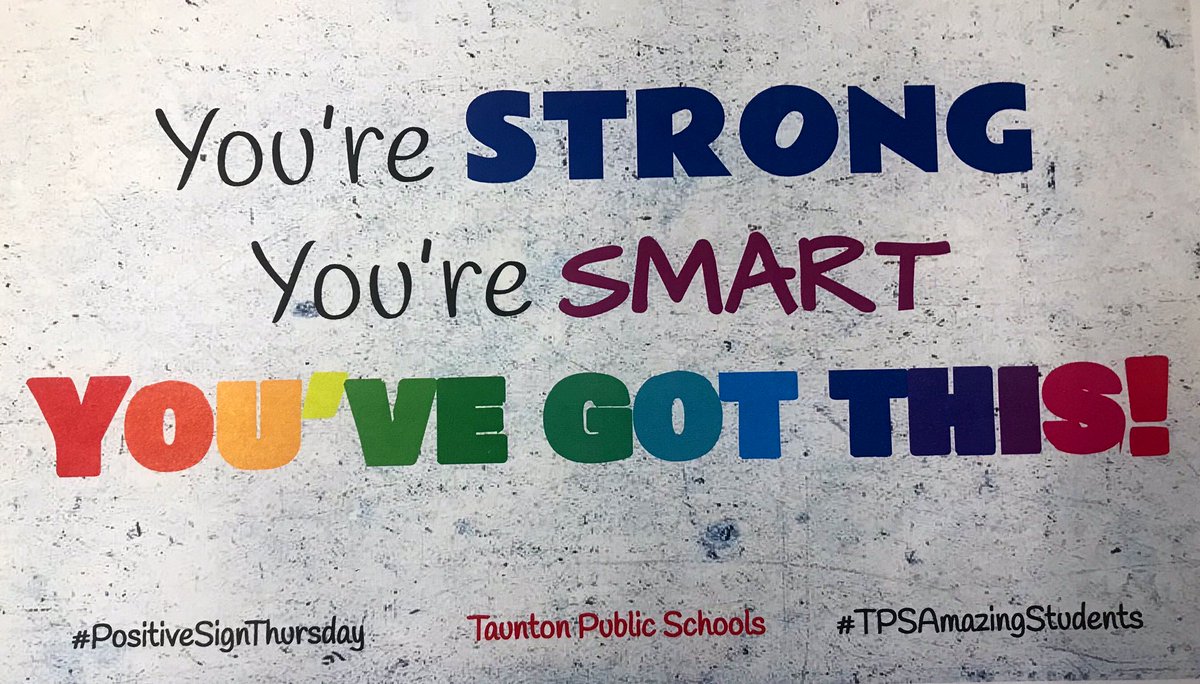 RobitailleRm10's tweet photo. We are strong. We are smart. We’ve got this! #PositiveSignThursday #WeGotThis #technology #ThursdayMotivation @HelfandBrown @CravenGuidance @MAlbarm11 https://t.co/kh1IHlwDK7