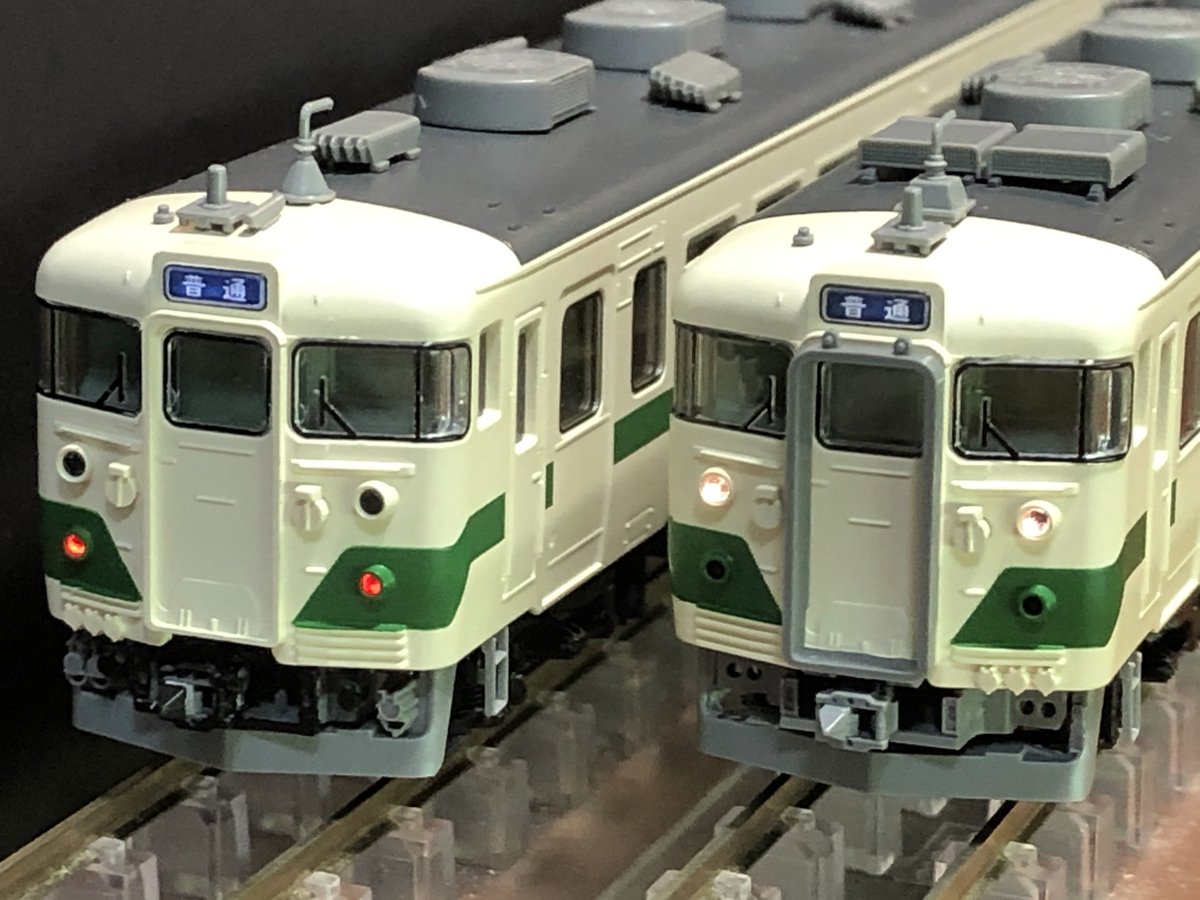 TOMIX 455系東北色、新密連TNカプラー(JC6348)を取付。ジャンパ栓は未