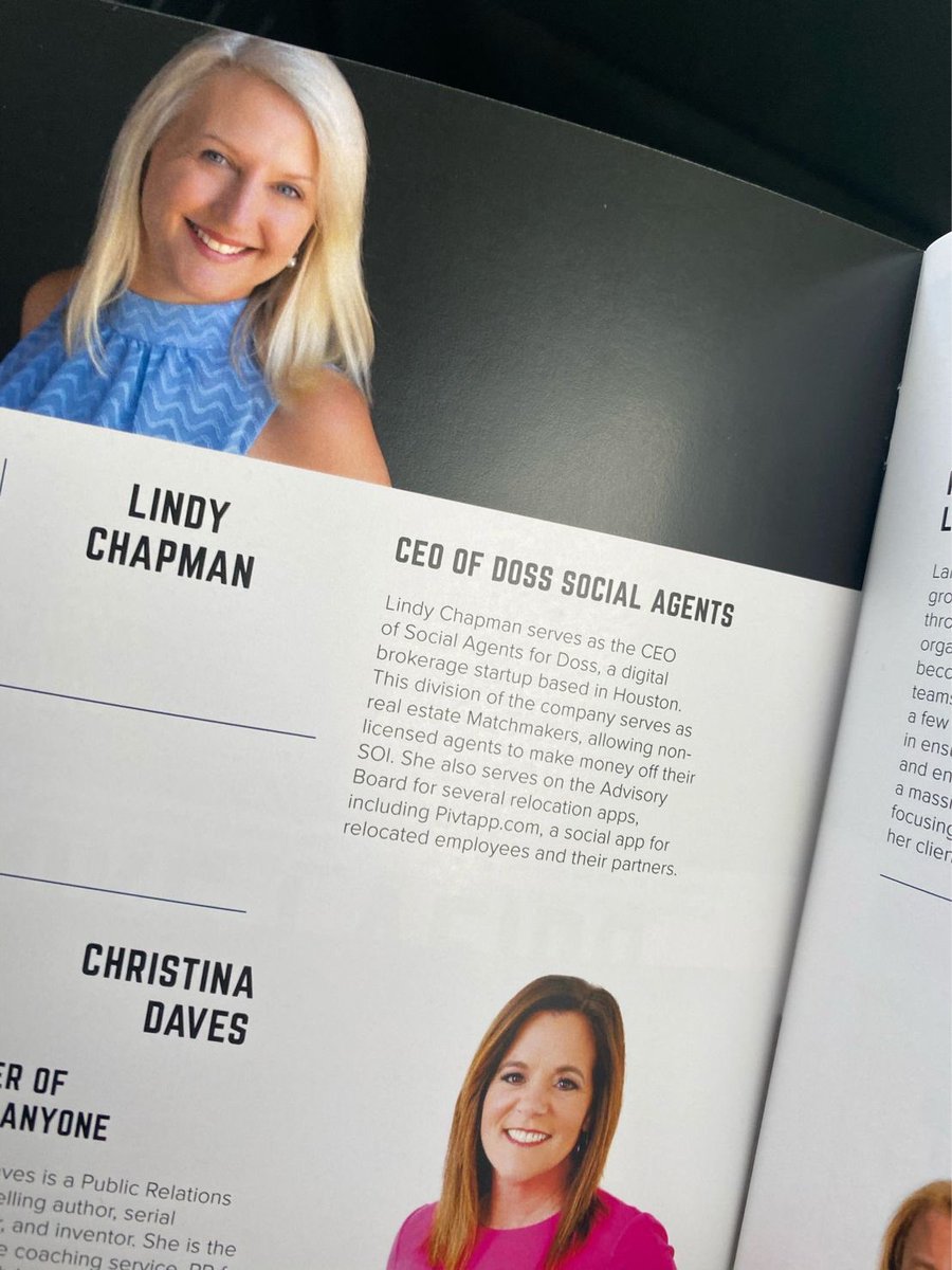 realbobbybryant's tweet photo. The DOSS Team is out there sharing how we are impacting the real estate industry. The CEO of DOSS Social, Lindy Chapman was one of the featured speakers at Hyperfast Agents earlier this week.
Go Team DOSS!!!
#proptech #placetech #voicetech #voicefirst https://t.co/avpBbA2Fnk