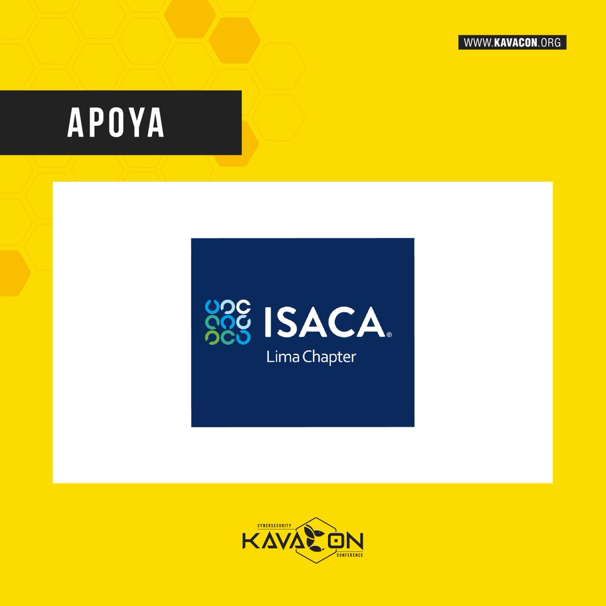 KavaConPy's tweet photo. Agradecemos a los siguientes capítulos de ISACA (Information Systems Audit and Control Association) por ser parte de Kavacon!
#cibersecurity #Kavacon #kavacon2020 #congreso #ciberseguridad https://t.co/NmEZgIdHKe