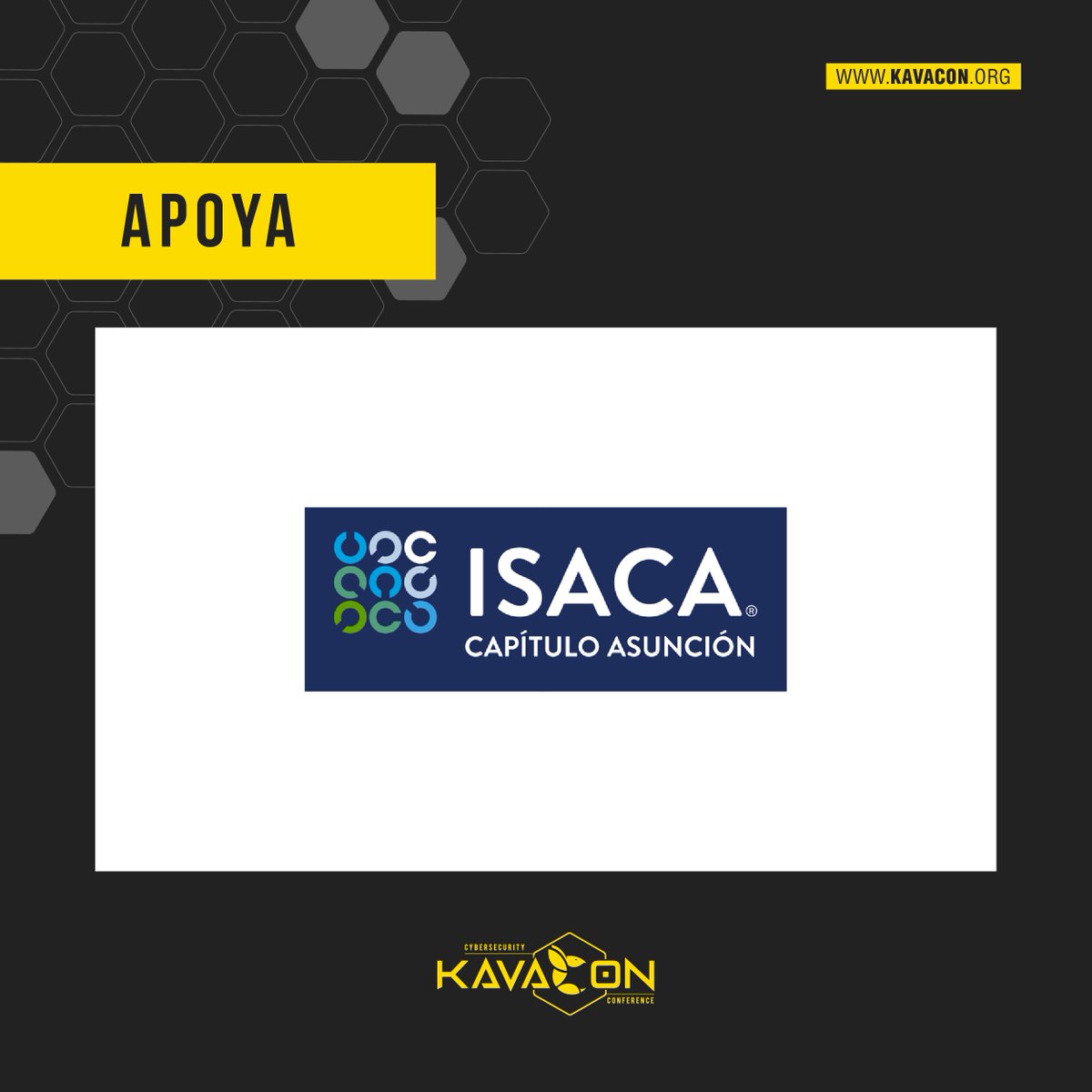 KavaConPy's tweet photo. Agradecemos a los siguientes capítulos de ISACA (Information Systems Audit and Control Association) por ser parte de Kavacon!
#cibersecurity #Kavacon #kavacon2020 #congreso #ciberseguridad https://t.co/NmEZgIdHKe