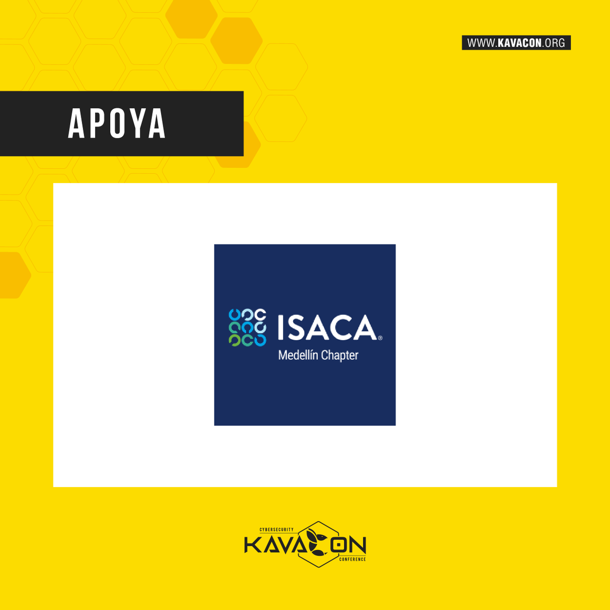 KavaConPy's tweet photo. Agradecemos a los siguientes capítulos de ISACA (Information Systems Audit and Control Association) por ser parte de Kavacon!
#cibersecurity #Kavacon #kavacon2020 #congreso #ciberseguridad https://t.co/NmEZgIdHKe