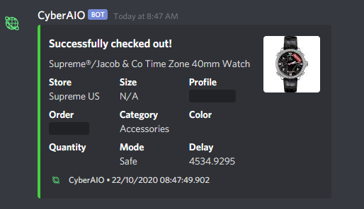 CasKadeCooks's tweet photo. For the wrist. Thanks @SolaceNotify @cyberaiosuccess @Cybersole https://t.co/U93mbEQar2