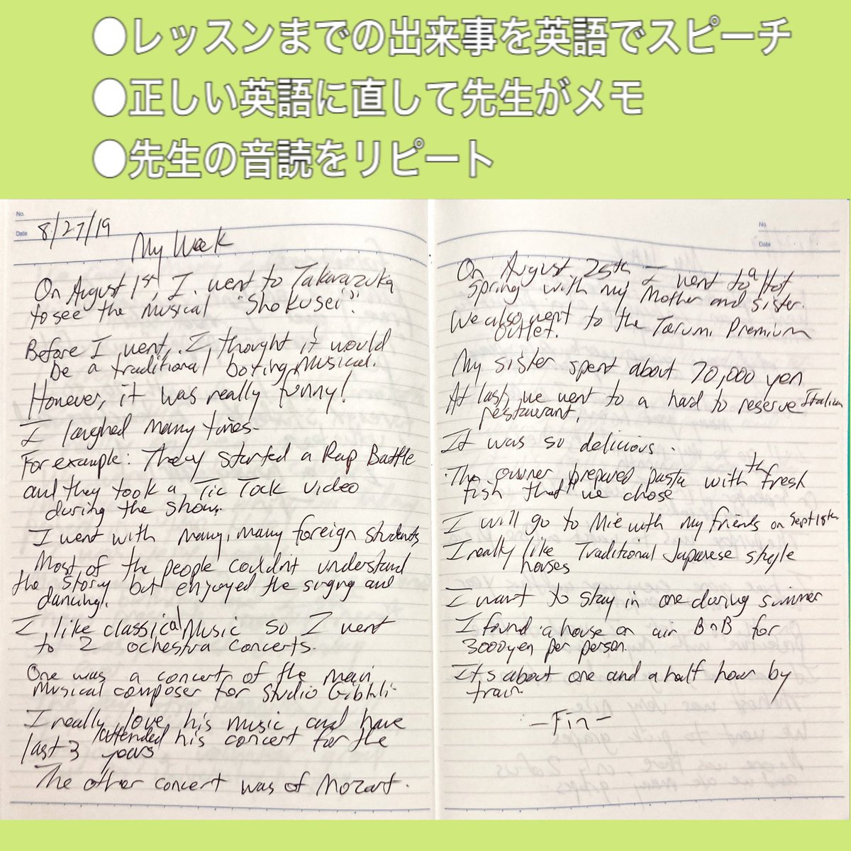 英語スピーチ
