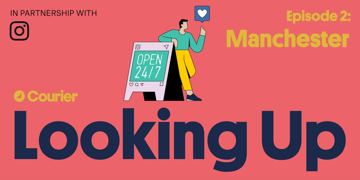 couriermedia's tweet photo. Episode 2 of our Looking Up podcast is now available! This week, we’re in the creative hub of Manchester, speaking to @len_hamilton about his two businesses and Harry from @form_nq.
Find it here:
https://t.co/QODrLJCpwc https://t.co/kPNHFWJSrp
