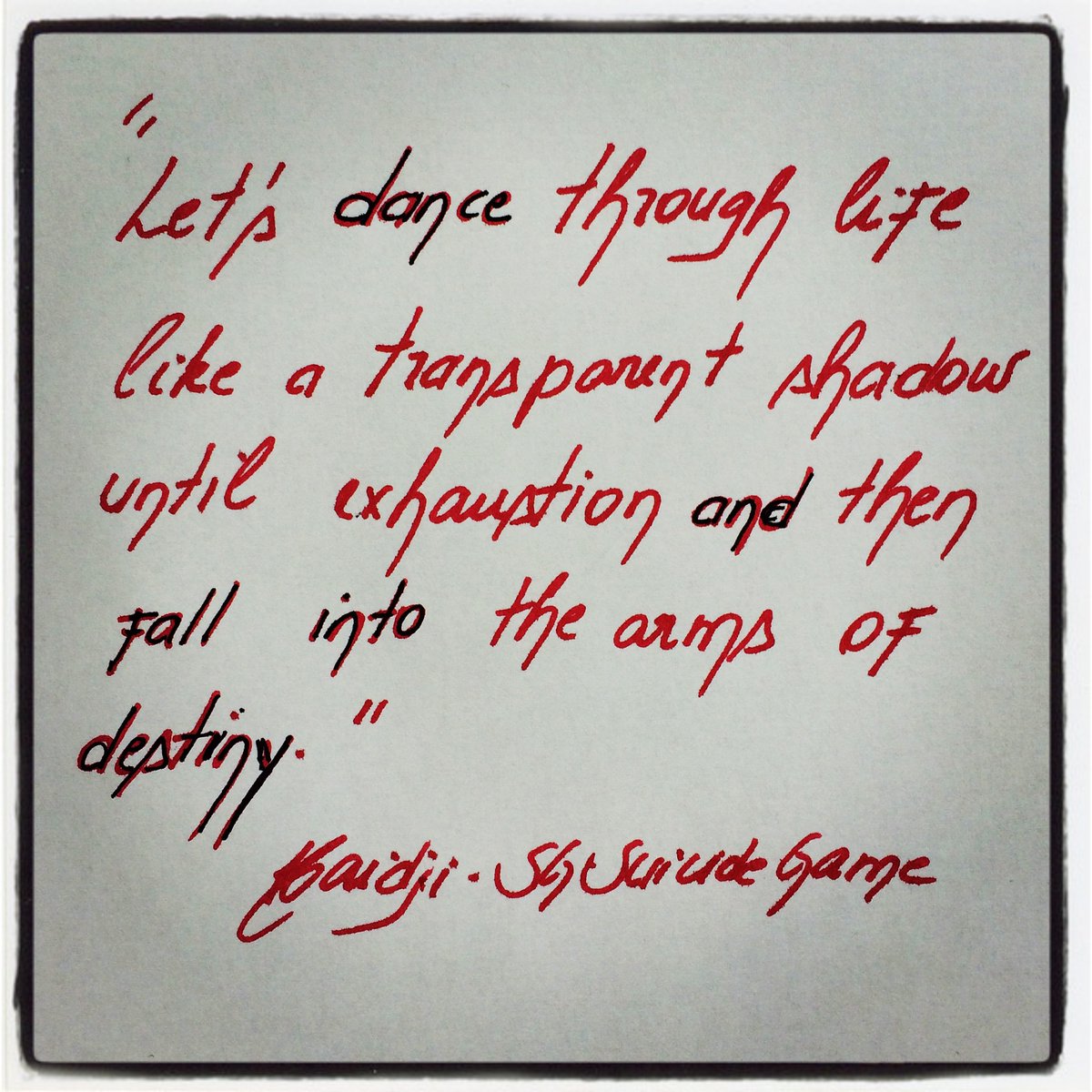 Book Quote: "Let's dance through life like a transparent..." Click on https://t.co/59hnwk0cvB #life #destiny #dance #quoteoftheday #quotes #ebook #haidji #paperback #amazon #inspiration #bookquotes #bookquote #goodreads #books #read #reading #BookWorm https://t.co/yoUZlO8cRw