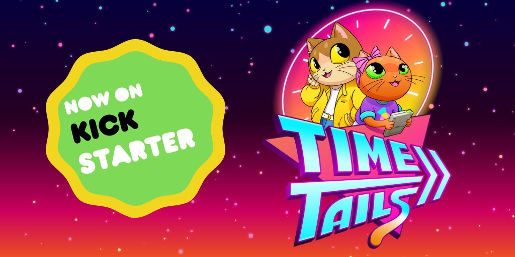 IGDA's tweet photo. The Kickstarter for Time Tails Is LIVE! Time Tails is the new #coding game from @SBrightStudio designed to help girls and #LGBTQ+ youth discover a love for coding and game design. Back this amazing game today! #CSEd #EdTech https://t.co/Q6JQRM4Dmr