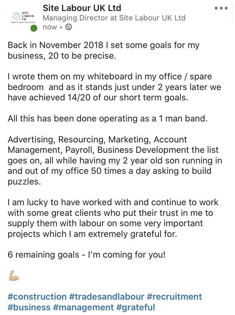 SET GOALS AND SMASH THEM!!!