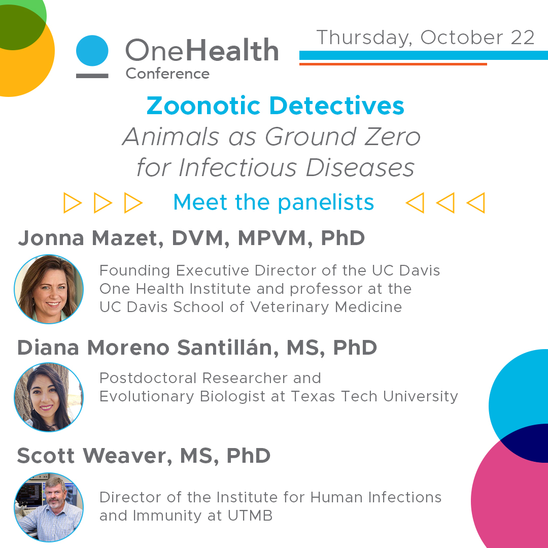 hcphtx's tweet photo. Animals as ground zero for #infectious diseases; what will happen after #COVID19 post #pandemic? These and more at today's #OneHealth2020 conference https://t.co/W1EZQgcMur.
Join us at 1pm CST and hear form #zoonosis and #infectiousdisease experts! https://t.co/03V7Ijcqq5