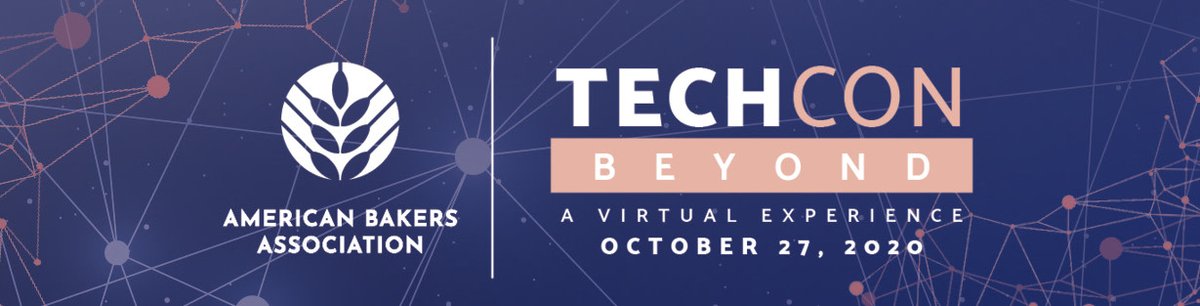 AmericanBakers's tweet image. Five days until TechCon Beyond. Free for ABA Members and available on-demand after the event. Innovative sessions explore topics including artificial intelligence, food safety technologies, and more #TechConBeyond #VirtualEvent bit.ly/2IxClXz