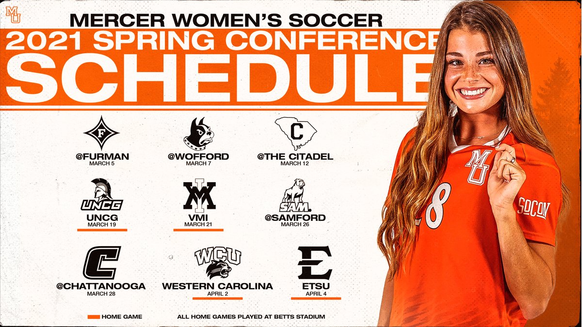 🚨 𝐂𝐎𝐍𝐅𝐄𝐑𝐄𝐍𝐂𝐄 𝐒𝐂𝐇𝐄𝐃𝐔𝐋𝐄 🚨

The spring <a href="/SoConSports/">The Southern Conference</a> slate is out! ✔ it out! 

🗞 bit.ly/3dMyKkb

#RoarTogether