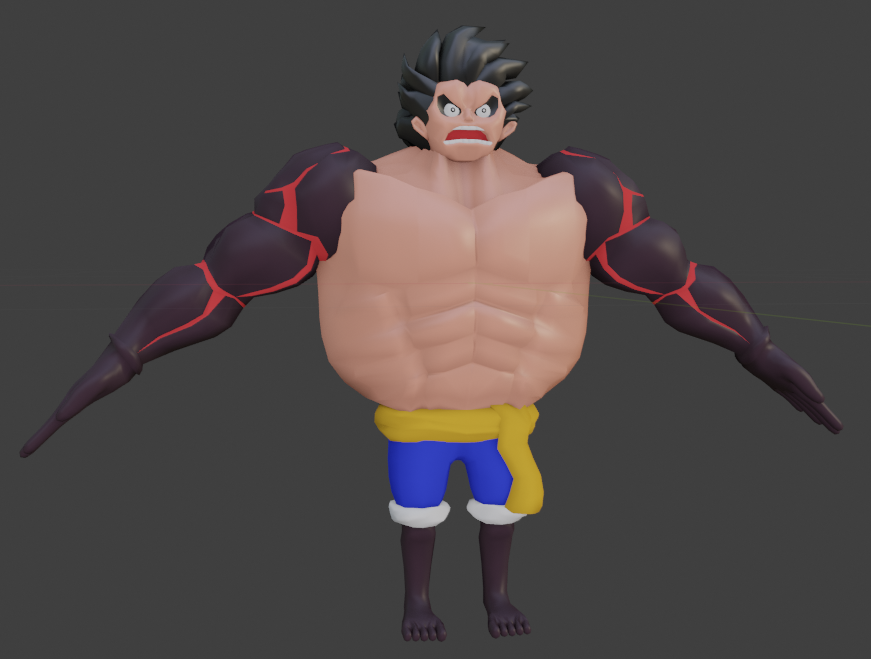 SeriousBW on X: Luffy 4th Gear render - #robloxrender - #render