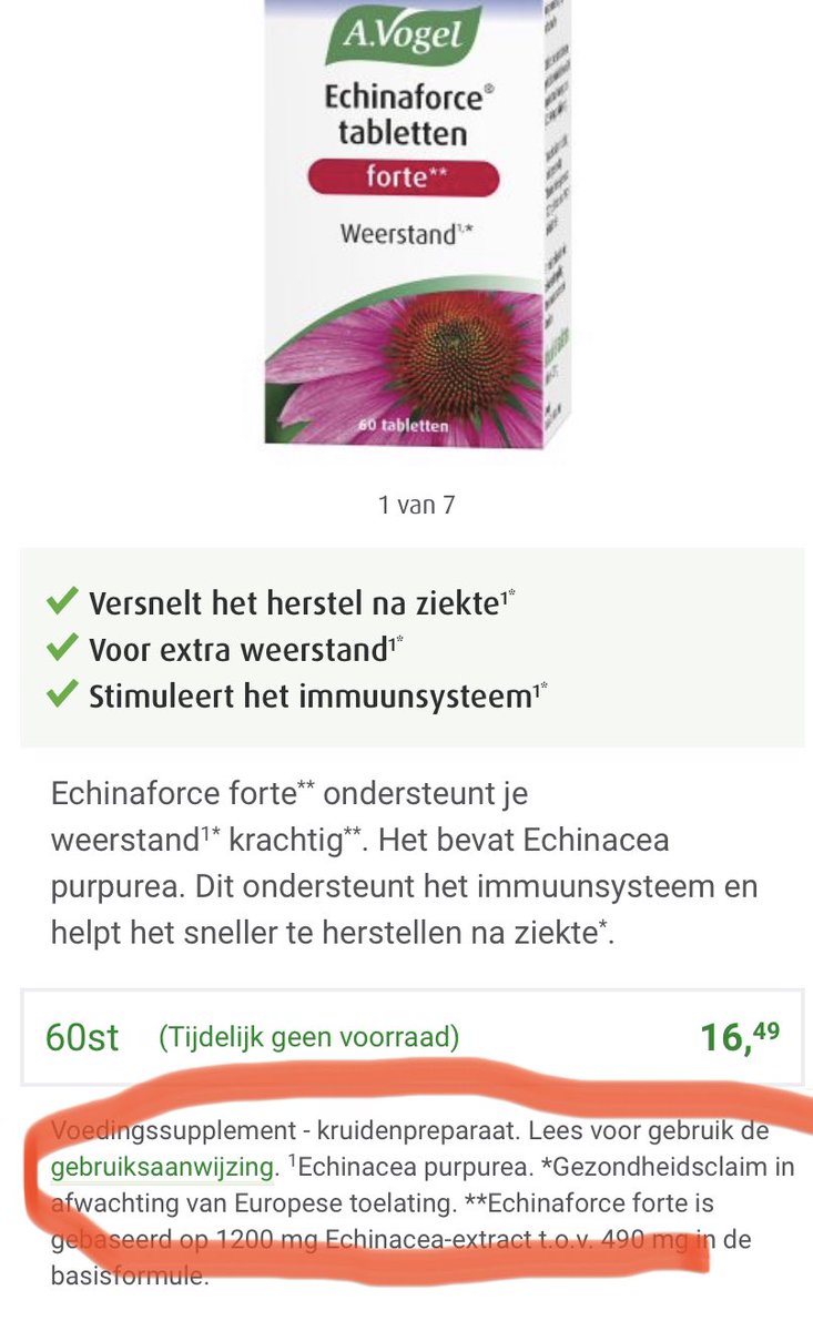 CarstenLincke's tweet photo. De grootste #kwakzalver van Nederland met misleidende geruststelling “gezondheidsclaim in afwachting van europese toelating” #echinaforce volstrekt nietszeggend, ergerlijk en al een tijdje ook op de radio - #reclamecode ??? https://t.co/ha6JDhLTWO