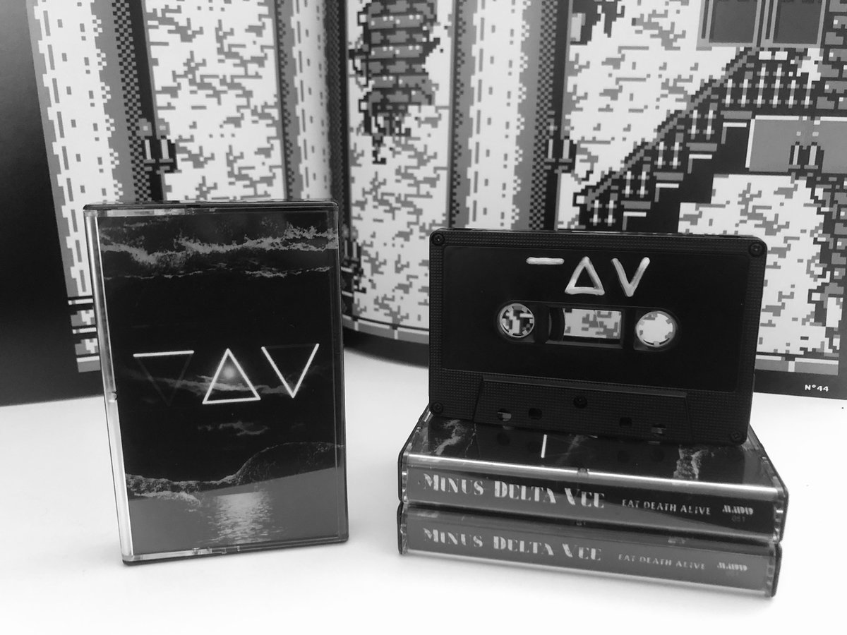 Tapes have arrived and all orders have shipped out. Hand labeled cassette shell + J-card w/ lyrics. Edition of 50. minusdeltavee.bandcamp.com #minusdeltavee #eatdeathalive #hardcorepunk #posthardcore #musicaddrecords