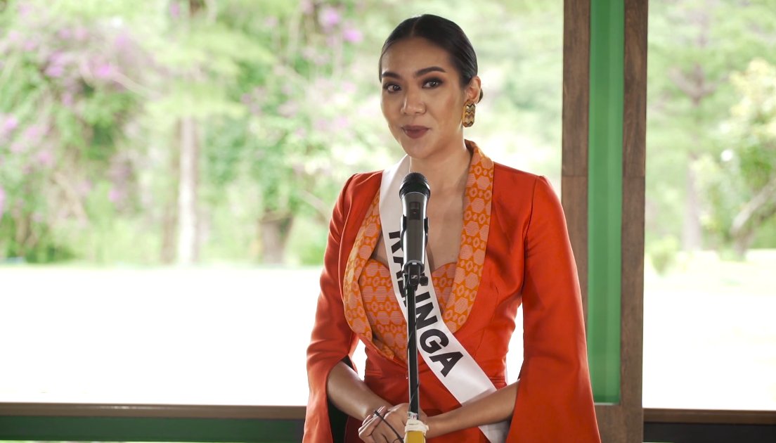 LOOK: Up next is Noreen Mangawit of Kalinga! One thing Noreen learned as a child was to be gracious and to show kindness to others. | via @alexavillano #MissUniversePhilippines2020