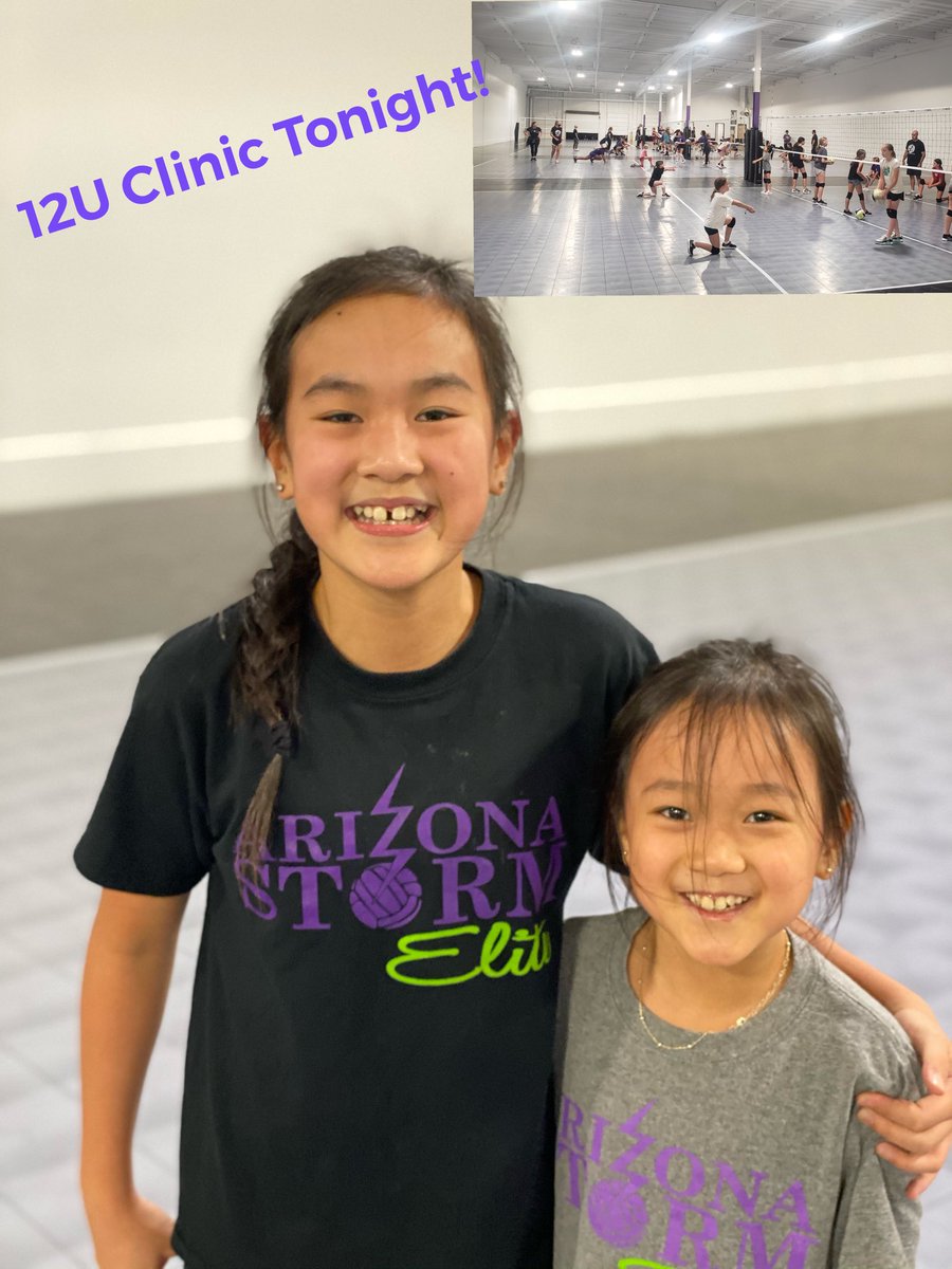az_stormvbc's tweet photo. 12U clinic tonight at the Storm Facility from 6:30-8:30pm! https://t.co/dzjuphs40G