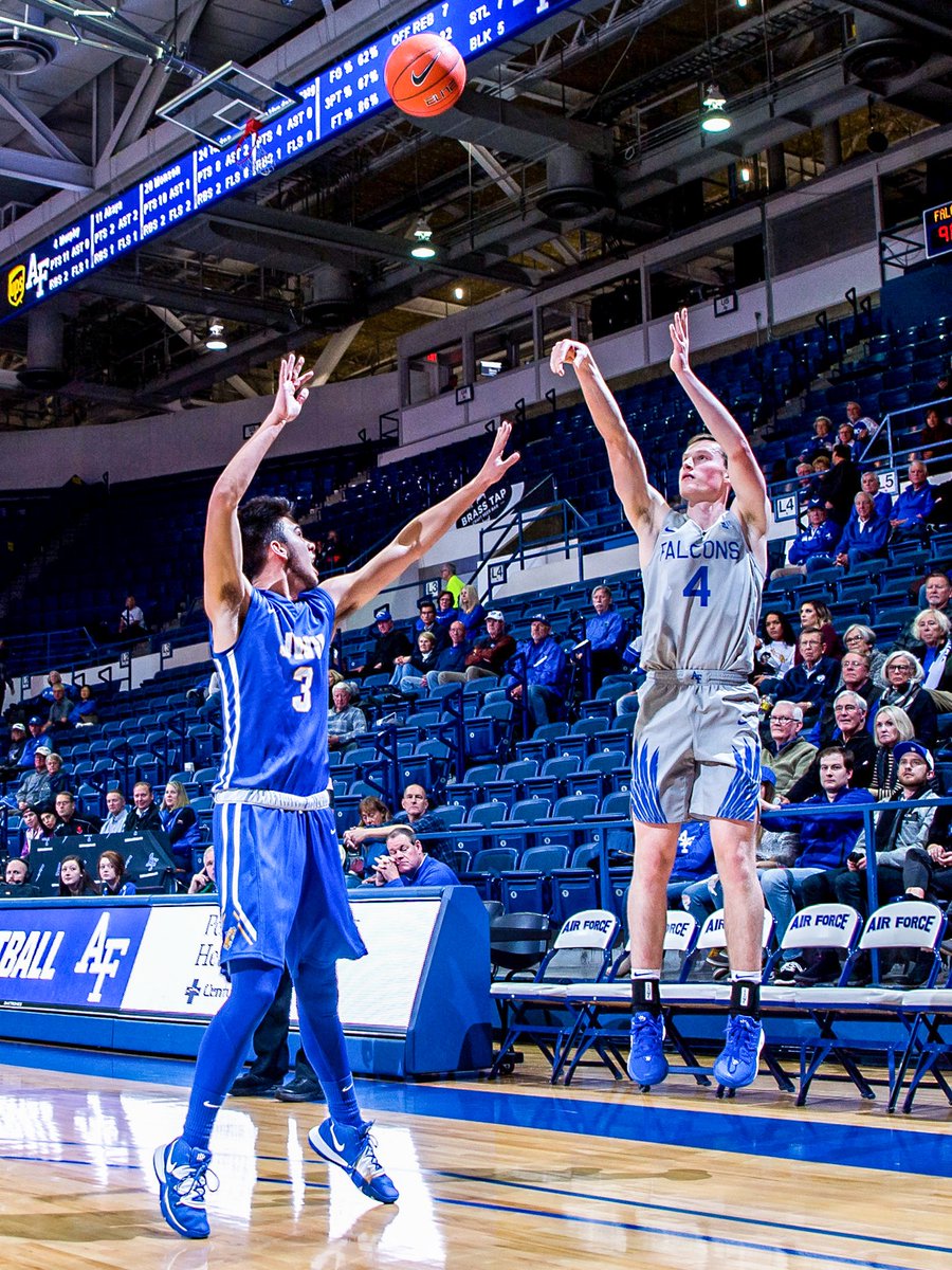 AF_MBB's tweet image. #TBT to last season when Carter Murphy started his Falcon career on 🔥 hitting his first 6 3-point attempts as a Freshman