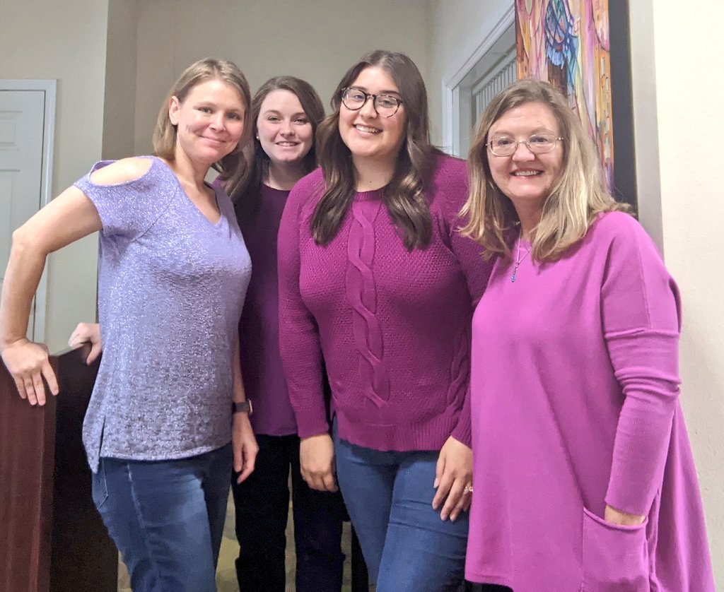 Purple Thursday with the outreach office! 💜 #SafeHouseDVMonth #dvam2020