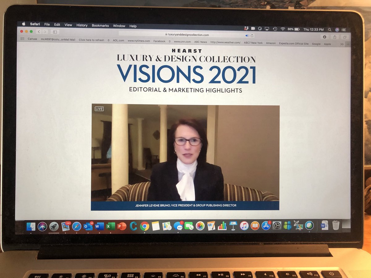 #hearst ⁦<a href="/Hearst/">HEARST</a>⁩ ⁦<a href="/HearstTowerNYC/">Hearst Tower</a>⁩ . Bravo to jen bruno who has put together a great streaming event for a sneak peek into 2021. Smart! ⁦<a href="/HouseBeautiful/">House Beautiful</a>⁩ ⁦<a href="/VERANDAmag/">VERANDA</a>⁩ ⁦<a href="/TandCmag/">TOWN&COUNTRY</a>⁩ ⁦<a href="/ELLEDECOR/">ELLE Decor</a>⁩