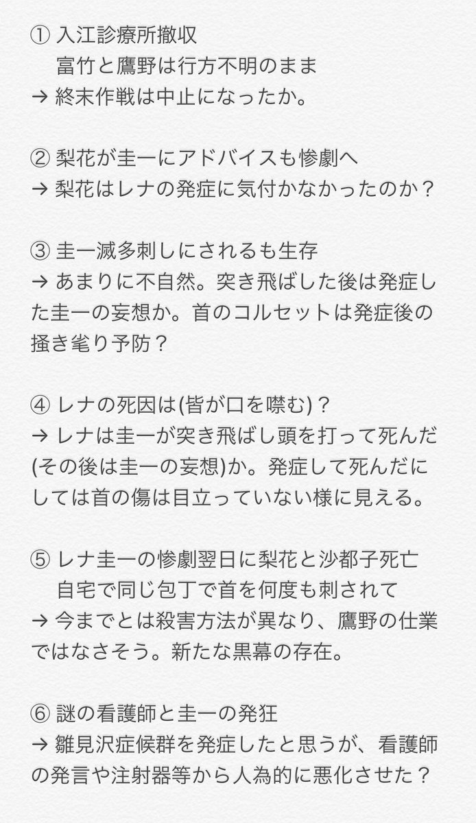 ひぐらしのなく頃に業 考察部屋 Sbs1icjaulcg1ik Twitter