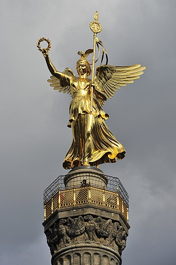 4.38 FIFTH COLUMN / VICTORY COLUMN IN BERLIN https://en.wikipedia.org/wiki/Victory_columnIt's 220 feet tall https://twitter.com/ItsTommyDee1/status/1312595497639649281  https://en.wikipedia.org/wiki/Victoria_(mythology)