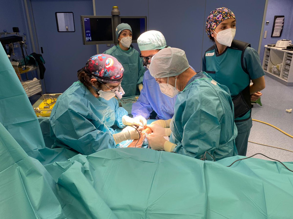 drdelcerro's tweet photo. Un autentico placer haber podido compartir una jornada quirúrgica con el Dr. Pajares y su equipo de Cirugía de la Mano en la CUN de Madrid. Gracias por todo. https://t.co/rLCQuu0Ueb