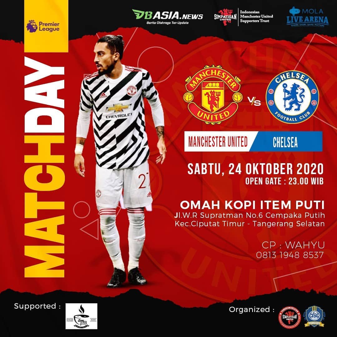 Biar malem minggu kalian tidak kelabu mending nobarin nihhhh SUPER BIG MATCH bersama <a href="/CISCtangsel/">#STGRBlueArmy</a> 🔥🔥🔥🔥

#INISAATNYA #NOSUNOPARTY 
#SUTS #SUTSBOYS #SUFAMILY 
#ManchesterUnited #EPL 
#PremierLeague #GW6 #MUNCHE #prideoftangsel #tangsel 
#NOR