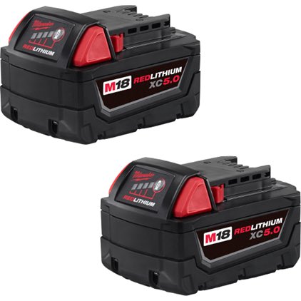 OTTtools's tweet image. Milwaukee batteries on sale!! M18 5.0ah 2pk was $269 now $179!! While supplies last! #milwaukeetools #m18fuel #cordlesstools #ottawadeals