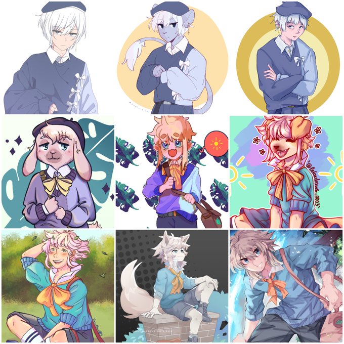 was part of a fun telephone game organized by @heymonoirre ?? 