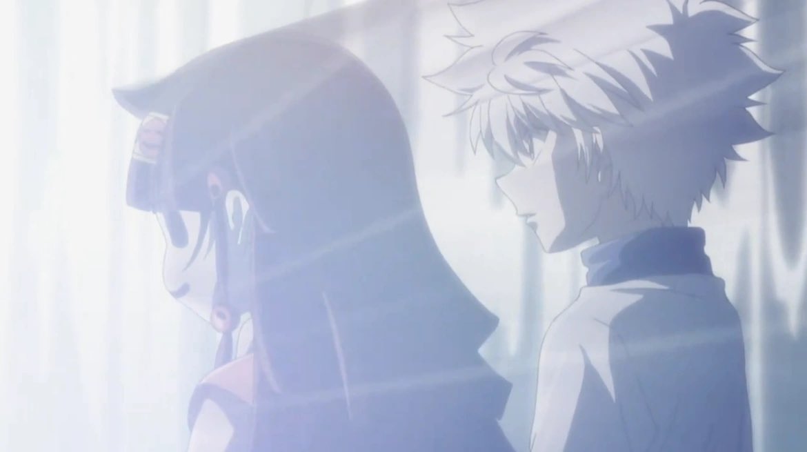 in contrast, the nen here is white.gon had killua to save him and prove him wrong - that his failure was forgivable, and that he WAS loved.perhaps it’s also a symbol of hope, as well as foreshadowing of gon getting a second chance to break old cycles* of self-destruction.