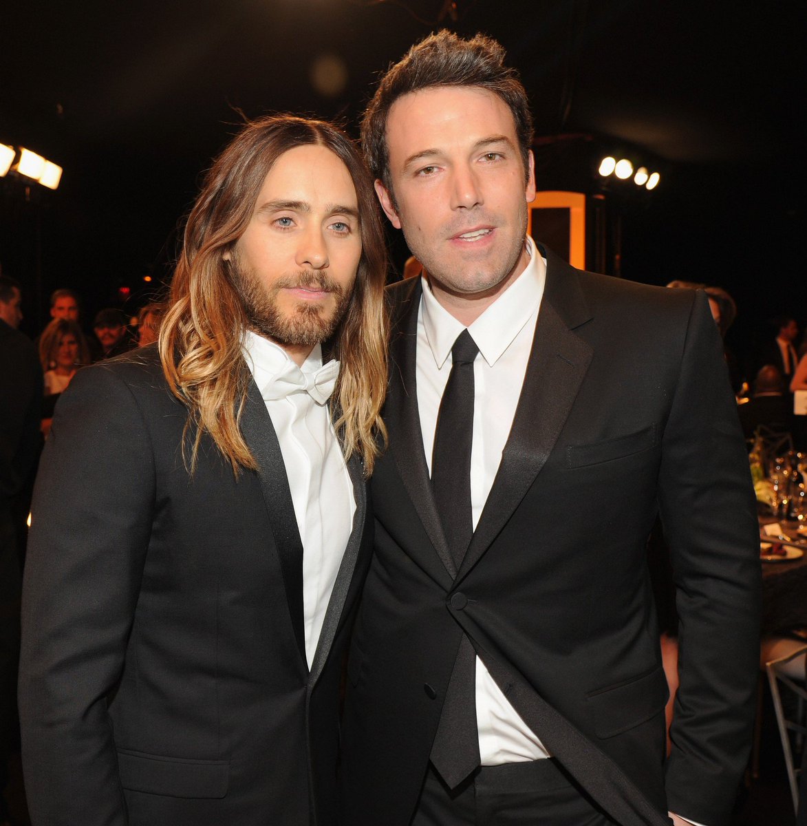 Ben Affleck and Jared Leto at the SAG Awards (2014). https://t.co/9sxH8tspjg
