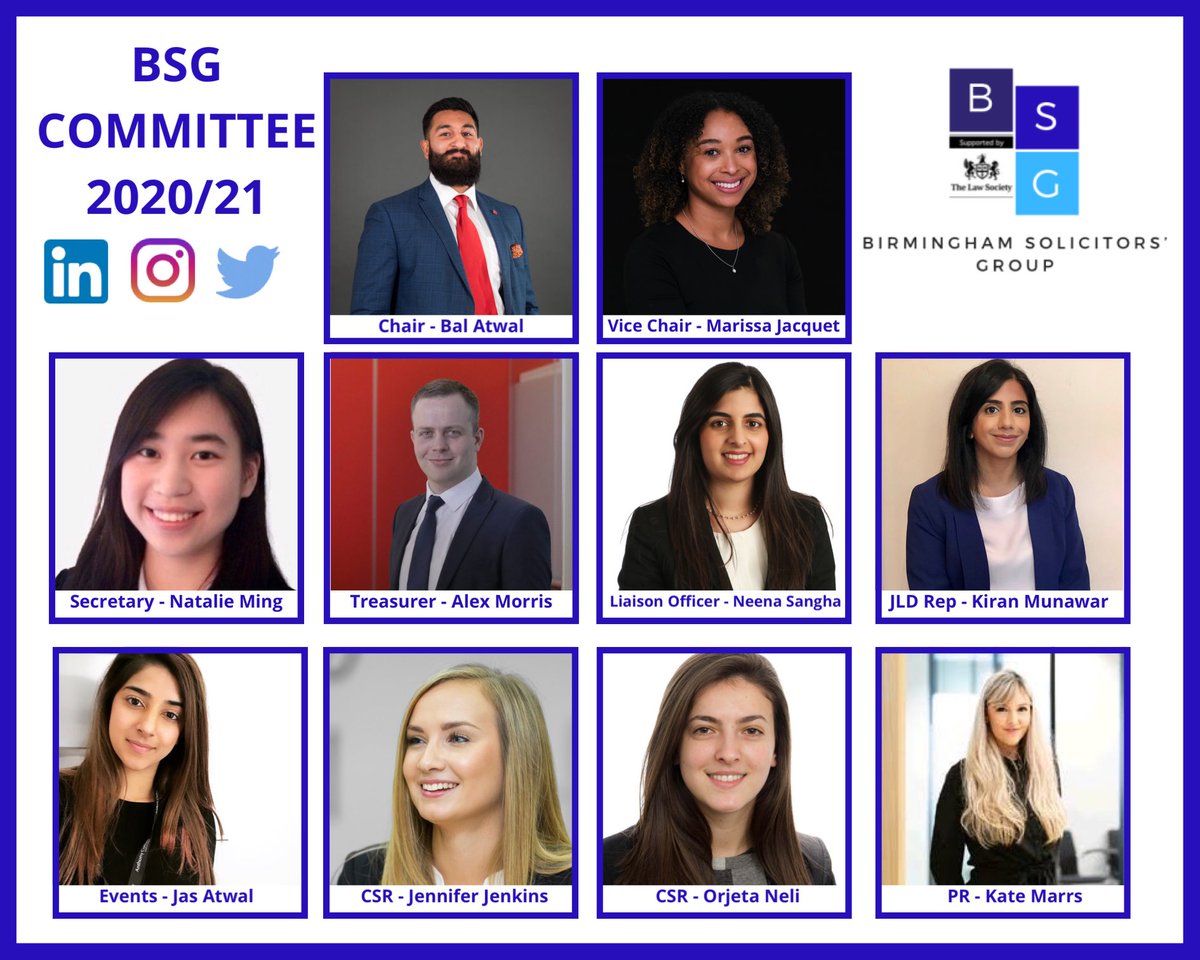 Introducing our new committee! 

Chair - Bal Atwal
Vice Chair - Marissa Jacquet
Secretary - Natalie Ming
Treasurer - Alex Morris
Liaison Officer - Neena Sangha
JLD Rep- Kiran Munawar 
CSR - Jennifer Jenkins
CSR - Orjeta Neli
Events - Jas Atwal
PR - Kate Marrs