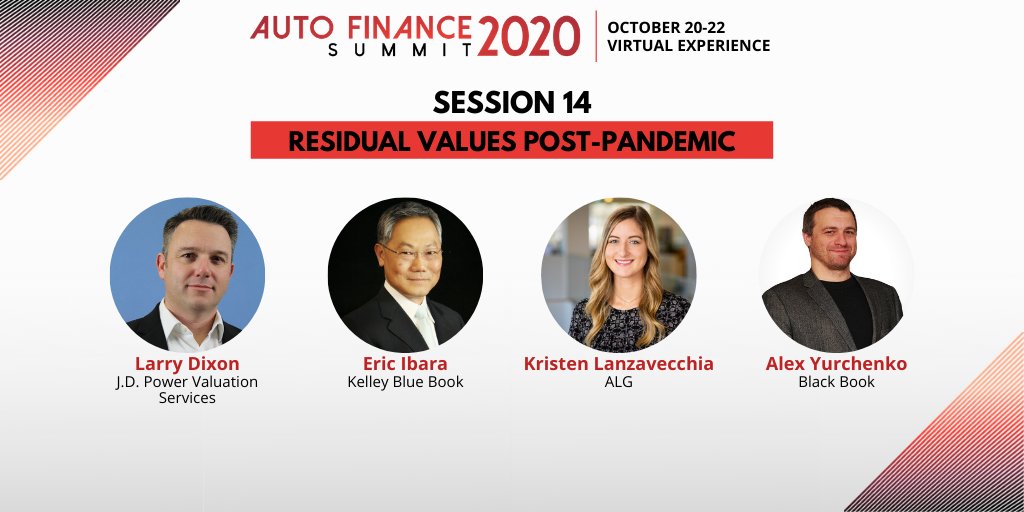 AutoFinanceNews's tweet photo. Up next we have a panel on Residual values post-pandemic. Join the stream to hear directly from the experts! #AFSummit20 https://t.co/2JKNSk3eE3