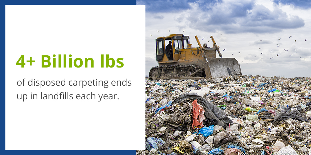 Quietrecycling's tweet photo. According to the @EPA, disposed #carpeting accounts for approximately 2% of all municipal #solidwaste. @NewJerseyDEP @TerraCycle @circleeconomy @CircularWeek #QuietTech #Recycle https://t.co/zqZgFJD8tP https://t.co/AWUnTN6kQ6