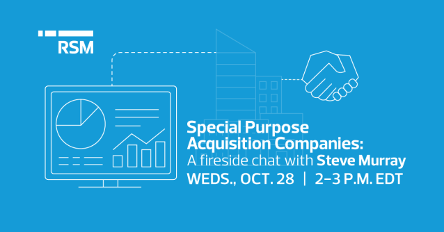 ChrisMacRSM's tweet photo. Interesting in learning more about SPACs? Hear from Steve Murray, managing partner at Revolution Growth and the audit committee chair of DraftKings, about the risks, complexities and challenges associated with SPACs, and why they're gaining a lot of... https://t.co/WtXuWrgHuh https://t.co/mWlPyIJstX