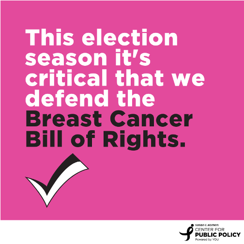 KomenNWohio's tweet photo. Together, we're standing strong to defend the #BreastCancer Bill of Rights. Visit our new Civic Engagement Center to be sure you're registered, learn about your 2020 candidates, and join us in standing up for breast cancer patients and survivors: https://t.co/eAvMrriIYG https://t.co/XFQ3b8fvg0