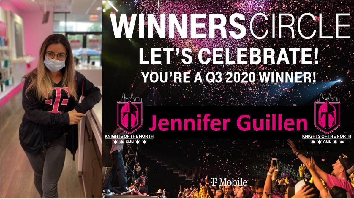 Attention everyone!!! 🚨 More winners ! Huge congrats to Addimento’s very own Mobile Expert Jennifer Guillen winning Q3 Winners Circle!!! Awesome job. 🎉 🎊