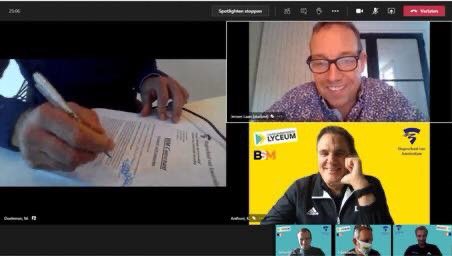 hlml's tweet image. Vandaag hebben we een convenant getekend met de Academie voor Lichamelijke Opvoeding. Dit betekent een groot voordeel voor de leerlingen die het examenvak Bewegen, Sport en Maatschappij volgen en naar de ALO willen. Trots dat we nu bij de twaalf convenant-scholen horen! #trots