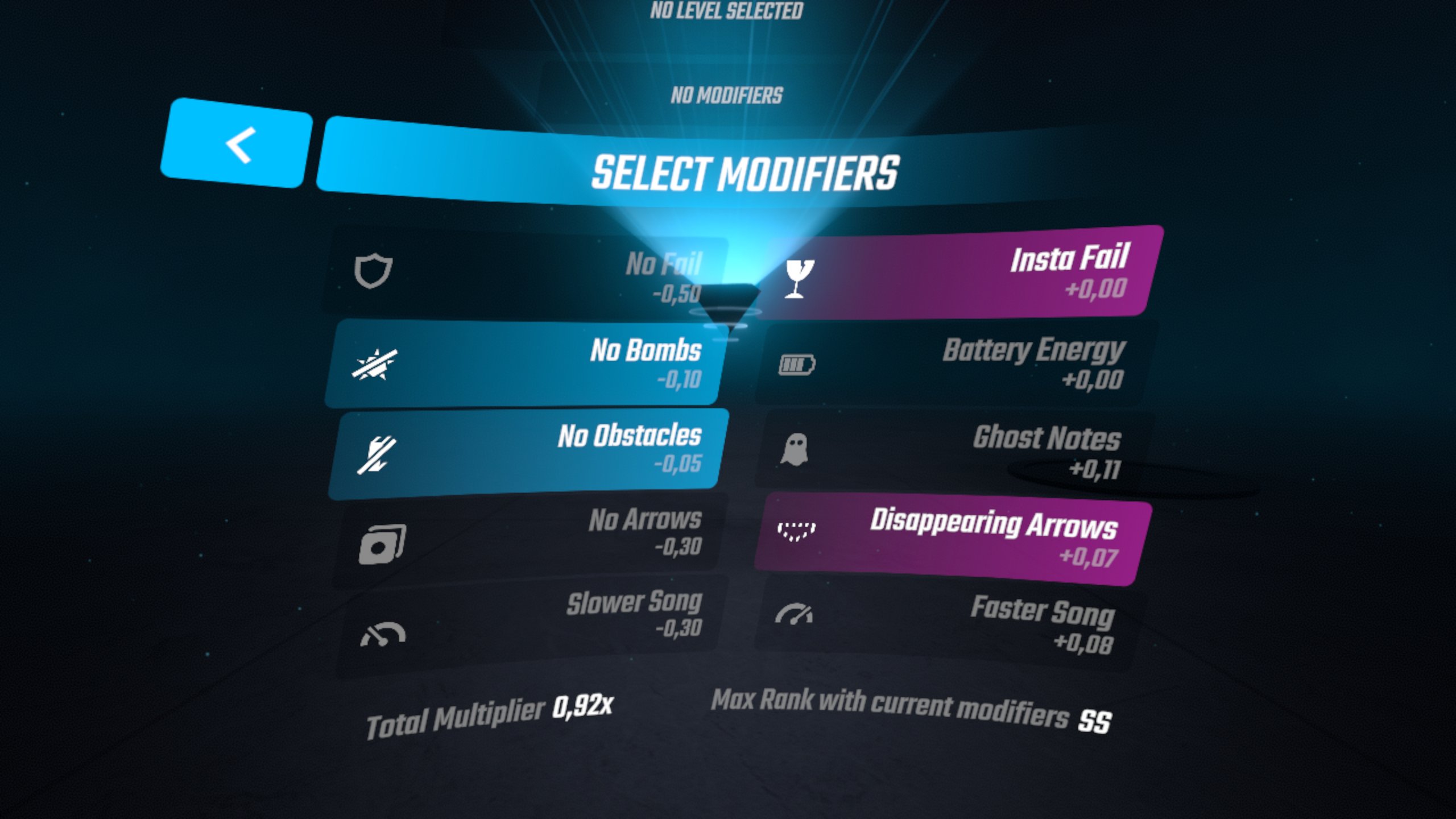 Beat Saber on Twitter: "Skill is in multiplayer, but let's start with the right settings. What are your options? 🔺 Songs available: You can select BUILT-IN Music Packs (all official songs