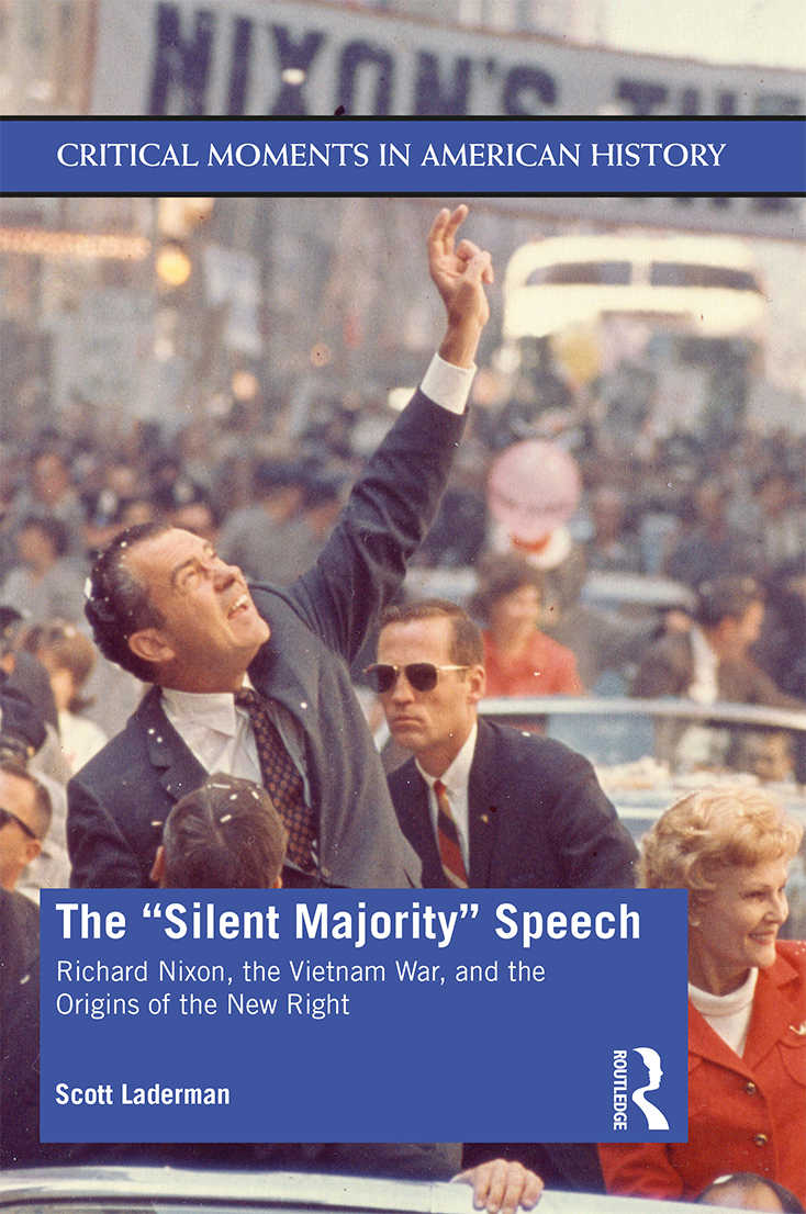 In THE 'SILENT MAJORITY' SPEECH (<a href="/RoutledgeHist/">Routledge History, Heritage Studies & Archaeology</a>), Scott Laderman argues that Nixon's famous speech was part of Nixon’s rhetorical strategy to "dog whistle" racist appeals to the white working class. 🎙️Check out Laderman's discussion with <a href="/MichaelGVann/">Judith Butlerian Jihadi doing Gladio with Orcas</a>👇

newbooksnetwork.com/scott-laderman…