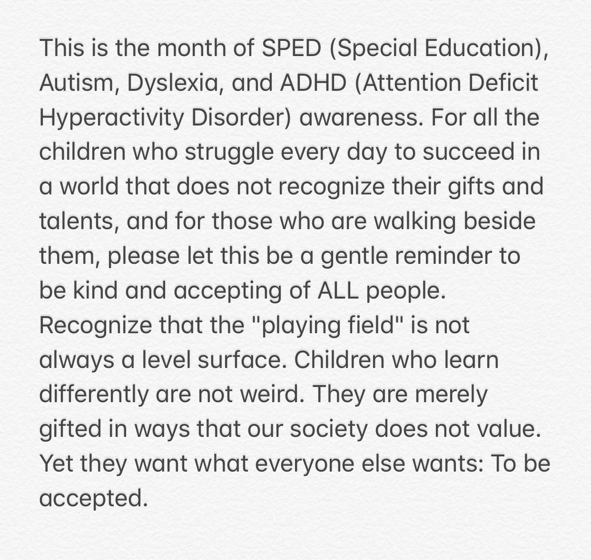 #ADHDAwarenessMonth #learningdisabilitiesawarenessmonth <a href="/SunnyvaleISD/">Sunnyvale ISD</a>