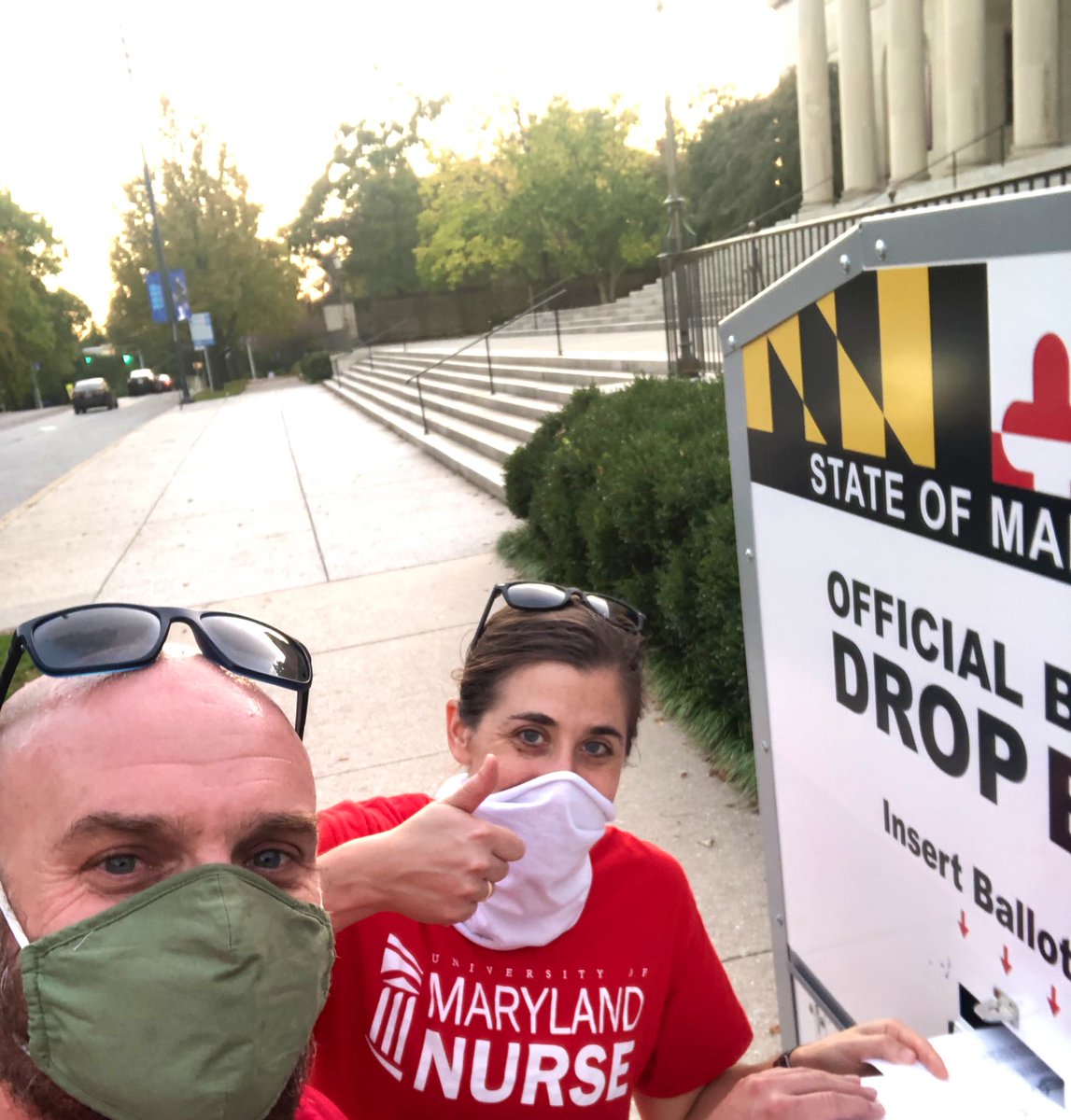 burke406's tweet photo. Ran to the ballot box #runthevote #runtovote #VoteEarly https://t.co/5JFmuGY7X3