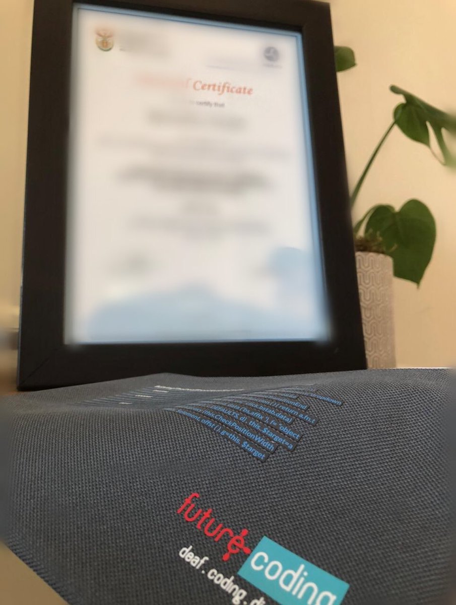 MbulaRnD's tweet image. Congrats Future Coding 2 team for getting their National Certificate- #IT: Systems Development NQF 4.

May the team use their new skills towards Building a Digital Deaf Community.

futurecoding.co.za

#GivingTheDeafFreedomtoCode

#deaf #coding #digital #REAHC9 #certified