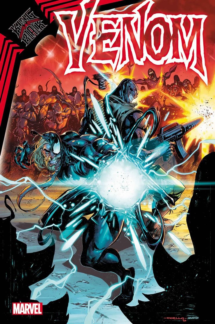 Dis will be a "King in Black" heavy month for sure. Who;s dat behind Eddy?VENOM #32DONNY CATES (W) • IBAN COELLO (A/C)VARIANT COVER BY RYAN STEGMAN